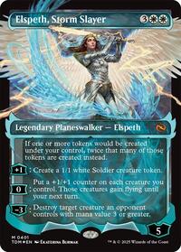 Elspeth, Storm Slayer (Showcase) - Tarkir: Dragonstorm - Magic: The Gathering card
