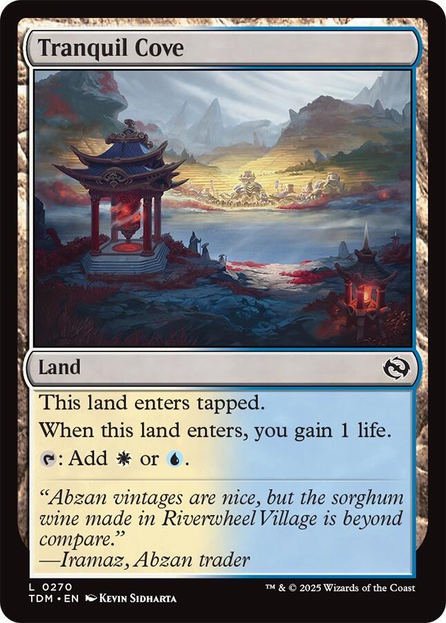 Tranquil Cove - Tarkir: Dragonstorm - Magic: The Gathering