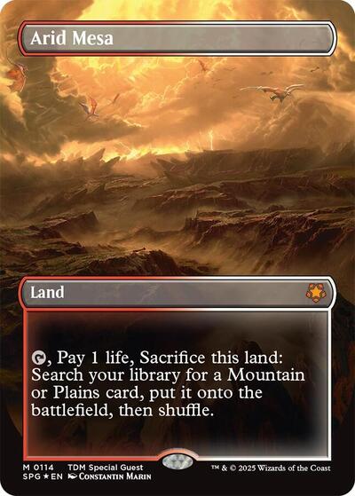 Arid Mesa Borderless Dragonscale Foil