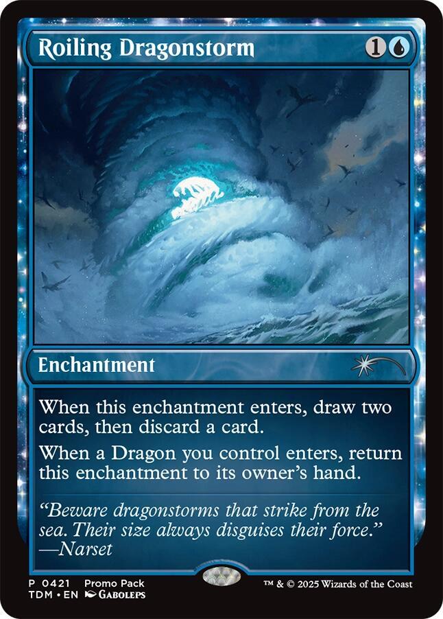 Roiling Dragonstorm - Promo Pack: Tarkir: Dragonstorm - Magic: The ...