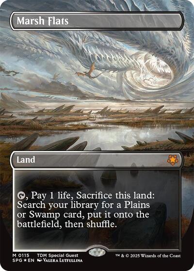 Marsh Flats Borderless Dragonscale Foil