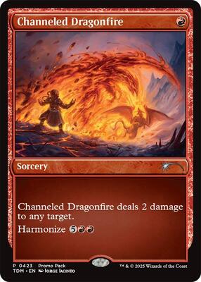 Channeled Dragonfire - Promo Pack: Tarkir: Dragonstorm - Magic