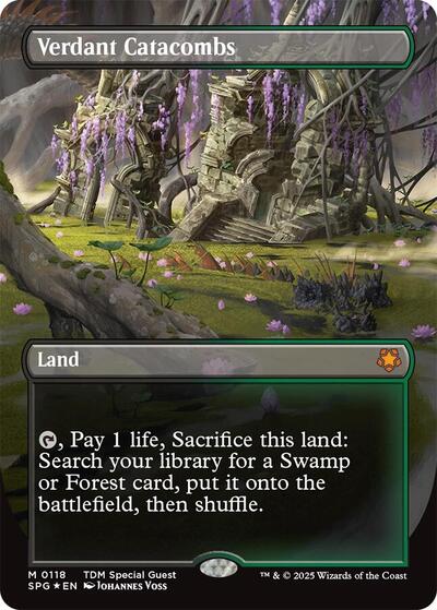 Verdant Catacombs Borderless Dragonscale Foil