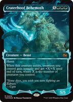Craterhoof Behemoth (Showcase) - Tarkir: Dragonstorm - Magic