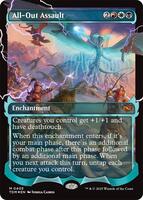 暴力的な突発　英語　foil 4枚セット All-Out Assault (Showcase) - Tarkir: Dragonstorm - Magic
