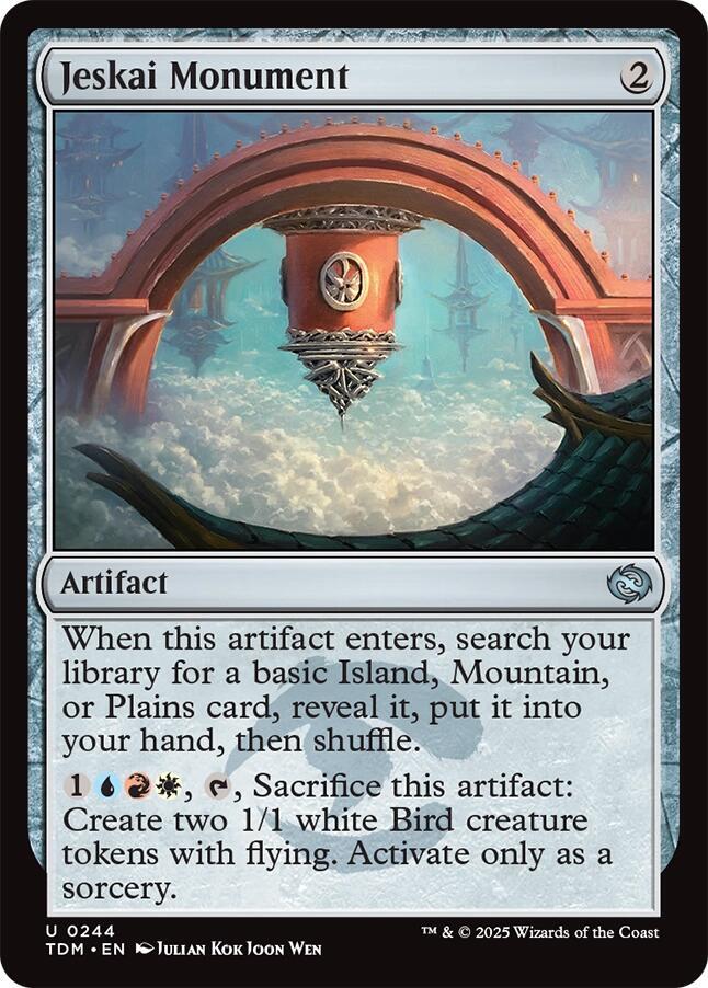 Jeskai Monument - Tarkir: Dragonstorm - Magic: The Gathering - TCGplayer.com Jeskai Monument - Tarkir: Dragonstorm - Magic: The Gathering - TCGplayer.com