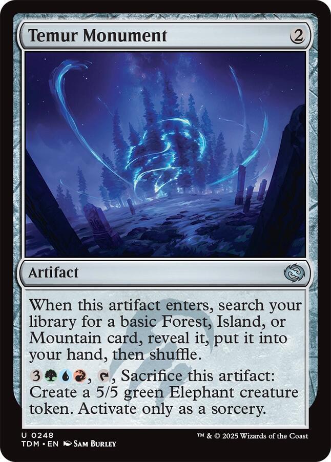 Temur Monument - Tarkir: Dragonstorm - Magic: The Gathering
