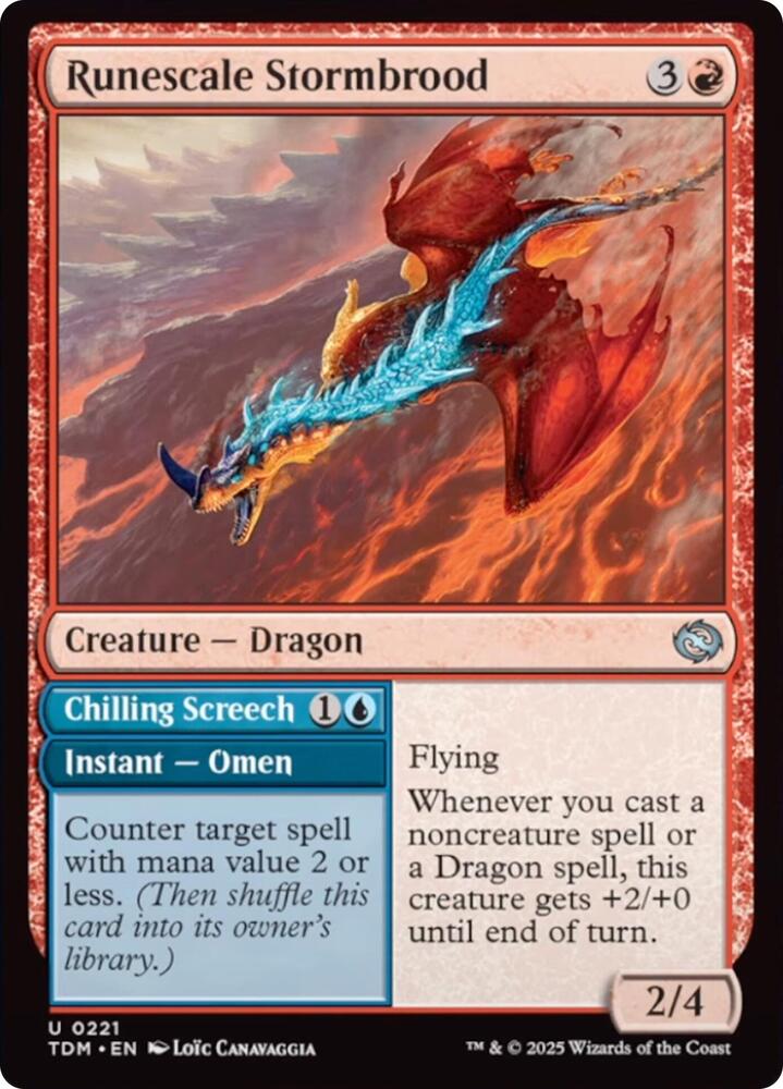 Runescale Stormbrood 221 card