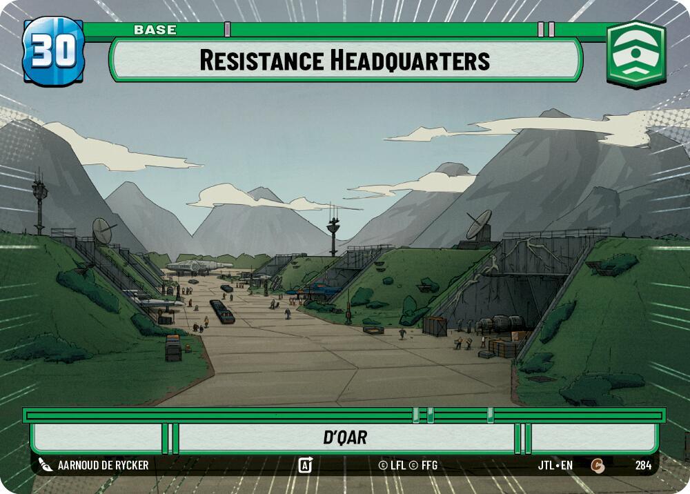 Resistance Headquarters // X-Wing (Hyperspace)