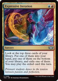 Expressive Iteration (Commander: Tarkir: Dragonstorm)