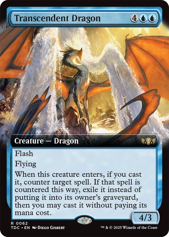 ドラゴンタクティクス Transcendent Dragon (Extended Art) - Commander: Tarkir