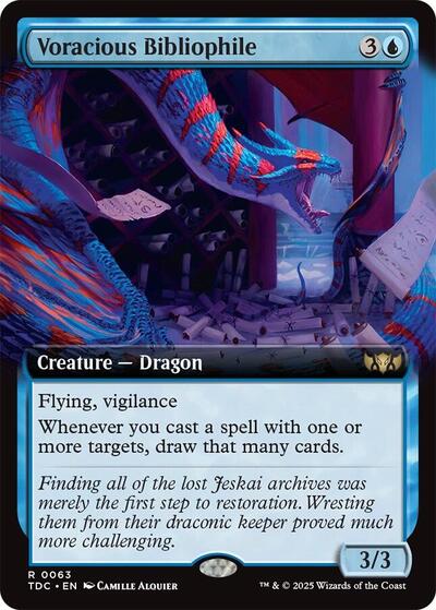 Voracious Bibliophile Extended Art