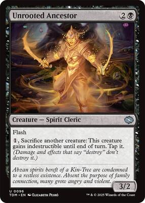 Unrooted Ancestor