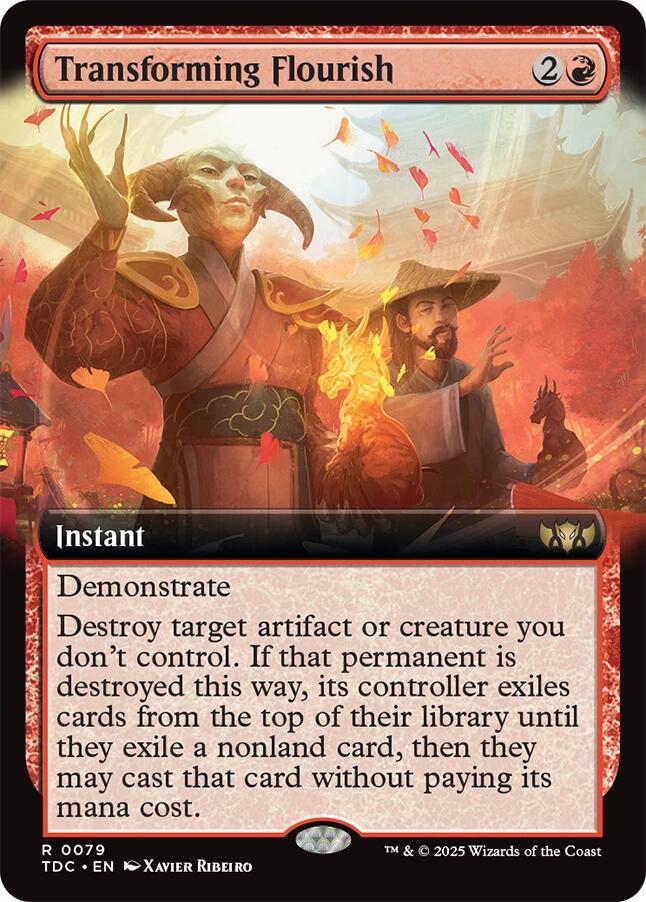 Transforming Flourish (Extended Art) - Commander: Tarkir