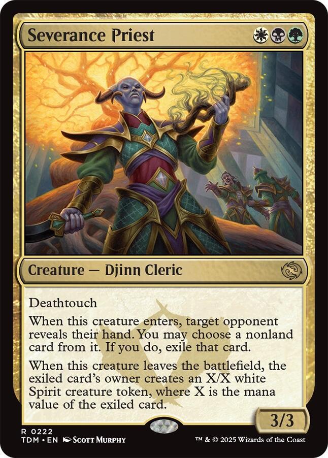 Severance Priest - Tarkir: Dragonstorm - Magic: The Gathering