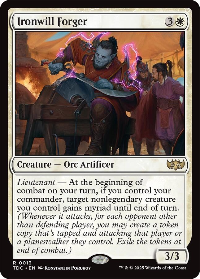 Ironwill Forger - Commander: Tarkir: Dragonstorm - Magic: The