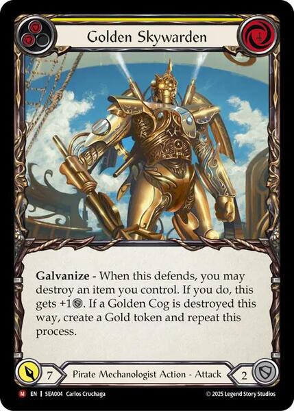 Golden Skywarden - High Seas - Flesh and Blood TCG - TCGplayer.com