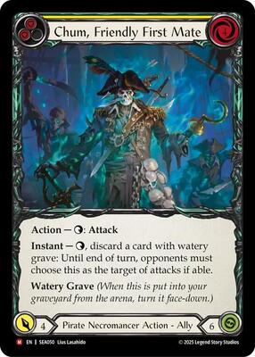 陽気な副船長 チャム flesh and blood fab Chum Chum, Friendly First Mate - High Seas - Flesh and Blood TCG