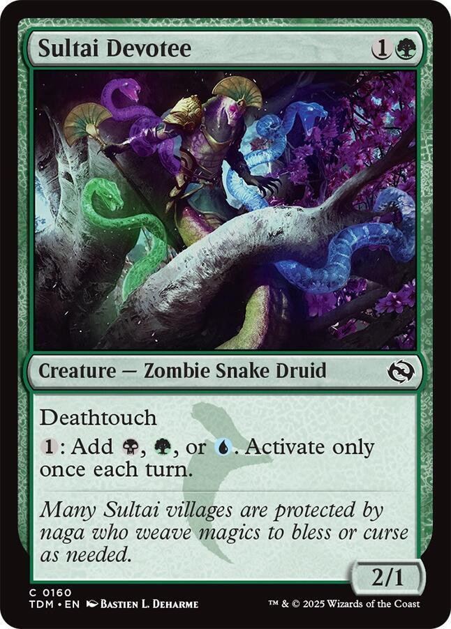 Sultai Devotee - Tarkir: Dragonstorm - Magic: The Gathering