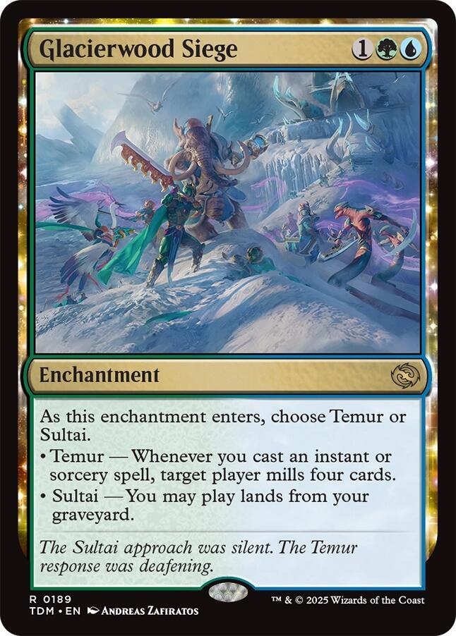 Glacierwood Siege - Tarkir: Dragonstorm - Magic: The Gathering