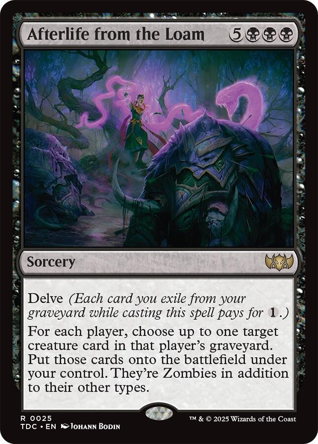Afterlife from the Loam - Commander: Tarkir: Dragonstorm - Magic