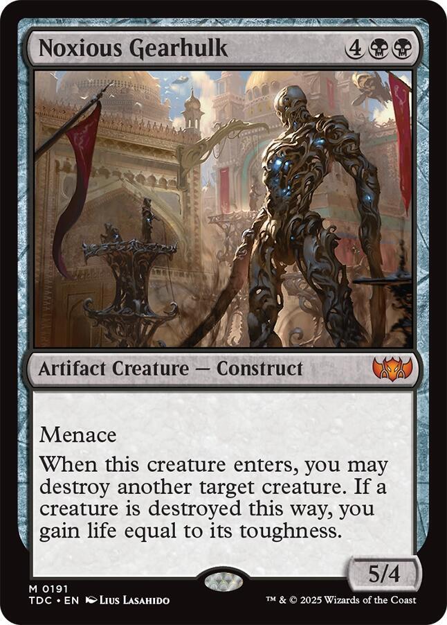Noxious Gearhulk - Commander: Tarkir: Dragonstorm - Magic: The