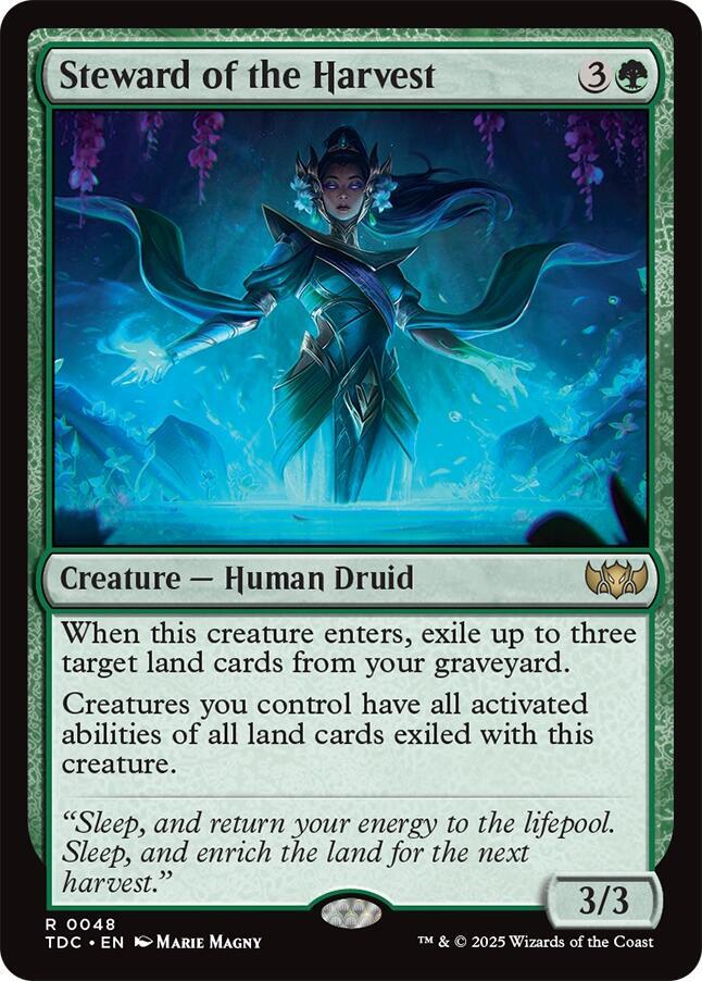 Steward of the Harvest - Commander: Tarkir: Dragonstorm - Magic: The  Gathering - TCGplayer.com