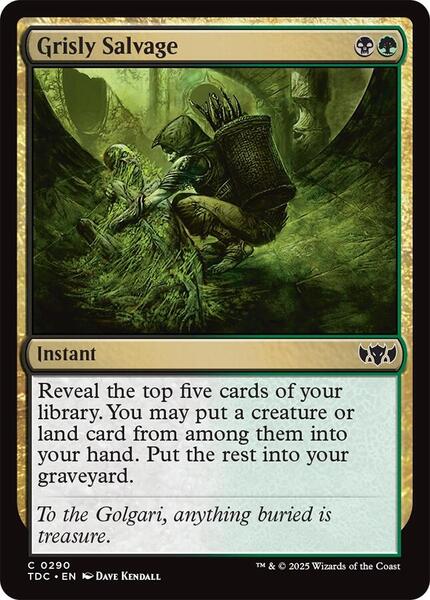 Grisly Salvage - Commander: Tarkir: Dragonstorm - Magic: The