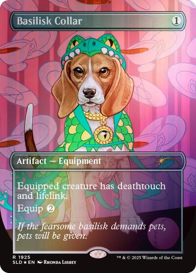 Basilisk Collar 1925 Rainbow Foil
