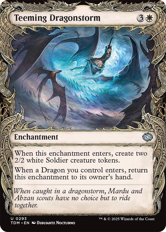 Teeming Dragonstorm (Showcase) - Tarkir: Dragonstorm - Magic: The