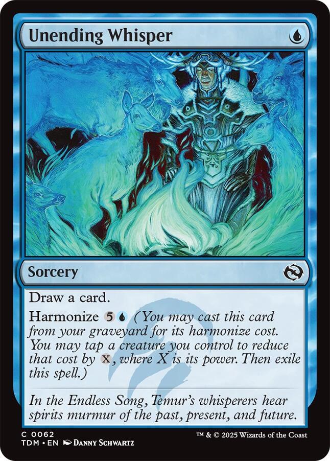 Unending Whisper - Tarkir: Dragonstorm - Magic: The Gathering