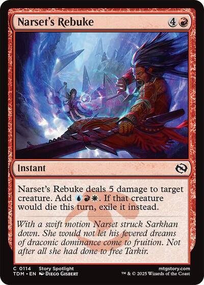 Narsets Rebuke