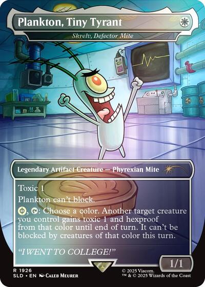 Plankton Tiny Tyrant Skrelv Defector Mite Rainbow Foil