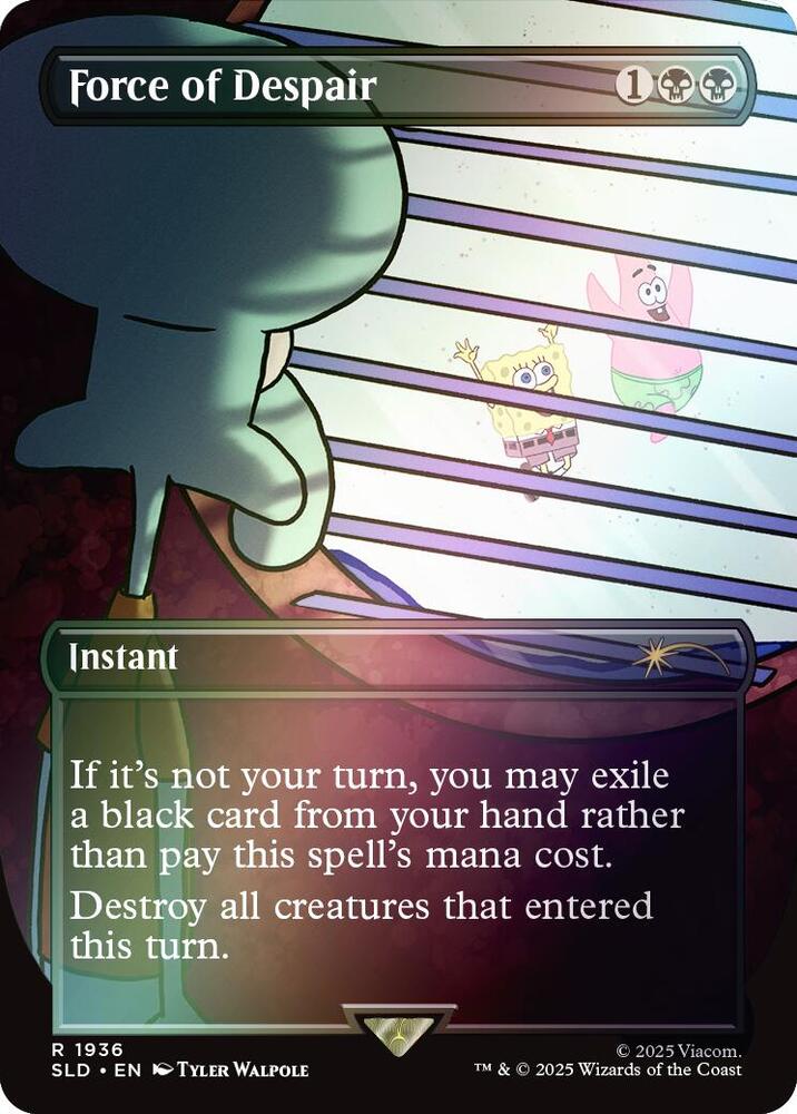 Force of Despair (Rainbow Foil) - Secret Lair Drop Series - Magic