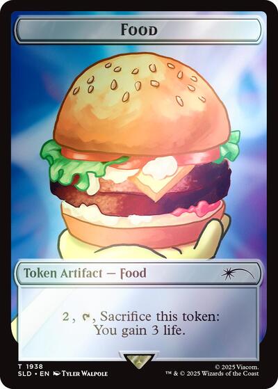 Food Token 1938 Rainbow Foil