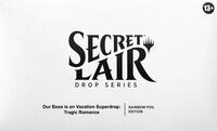 Secret Lair Drop Our Boss is on Vacation Superdrop Tragic Romance Rainbow Foil Edition