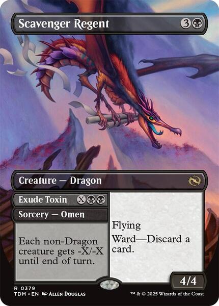 Scavenger Regent (Borderless) - Tarkir: Dragonstorm - Magic: The