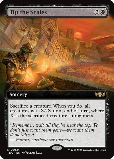 Tip the Scales Extended Art
