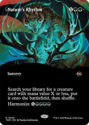 Nature's Rhythm (Borderless) - Tarkir: Dragonstorm - Magic: The