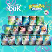 Secret Lair Drop Our Boss is on Vacation Superdrop Spongebob Squarepants Bundle Rainbow Foil Edition