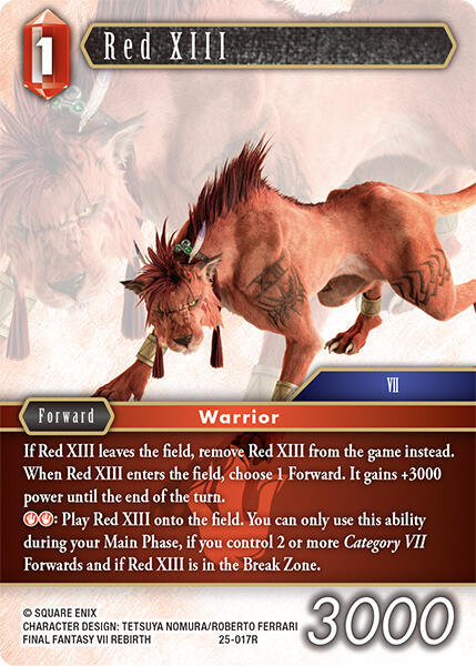 Red XIII - Tears of the Planet - Final Fantasy TCG - TCGplayer.com