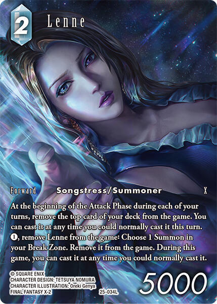 Lenne (Full Art) - Tears of the Planet - Final Fantasy TCG