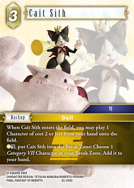 cait sith mtg card SITH, FORTUNE TELLER X4 Final Fantasy Commander Magic MINT Cait Sith - Tears of
