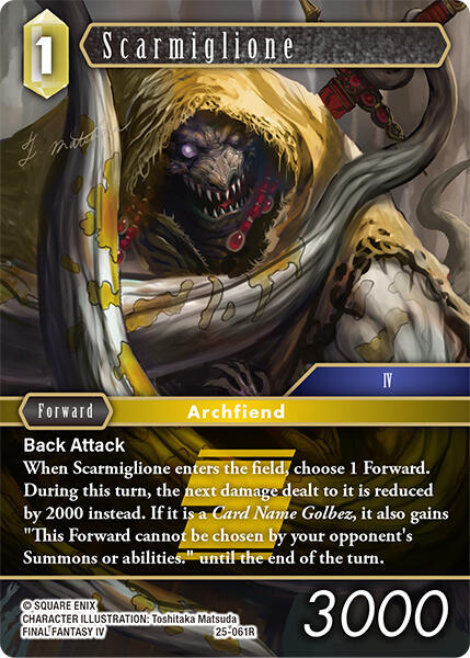 Scarmiglione - Tears of the Planet - Final Fantasy TCG - TCGplayer.com