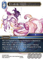 Kraken (III) - Tears of the Planet - Final Fantasy TCG - TCGplayer.com