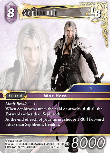 Sephiroth LB - Tears of the Planet - Final Fantasy TCG