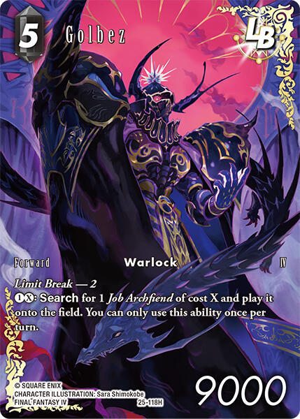 Golbez (Full Art) - Tears of the Planet - Final Fantasy TCG - TCGplayer.com
