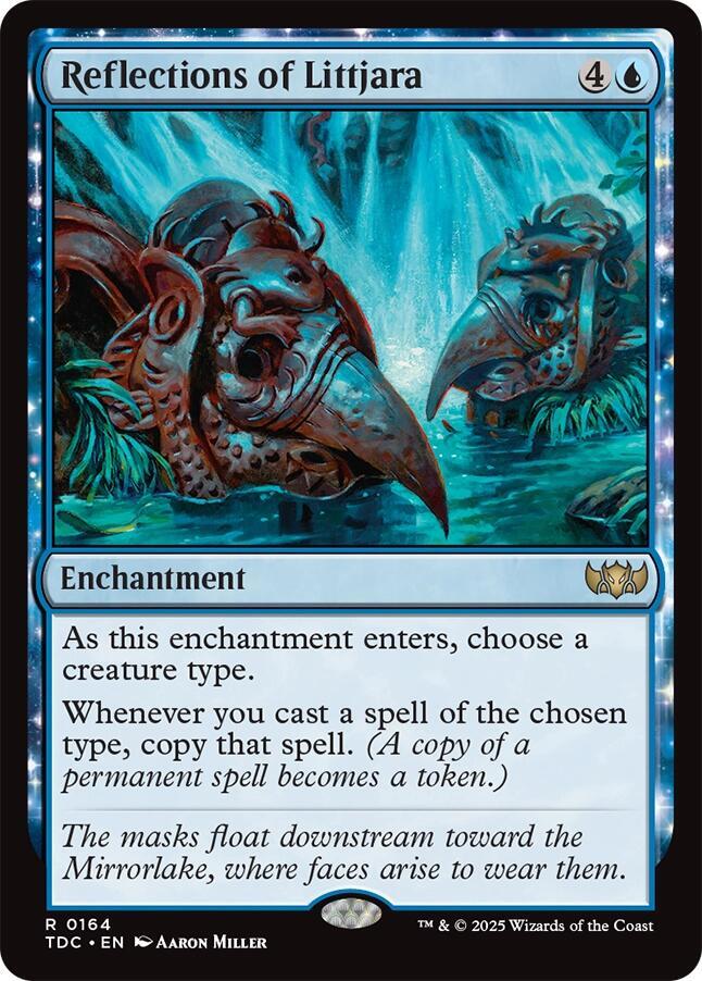 Reflections of Littjara - Commander: Tarkir: Dragonstorm - Magic