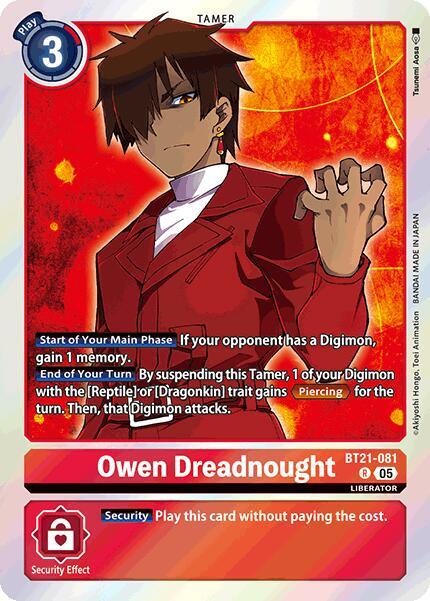 Owen Dreadnought - World Convergence - Digimon Card Game