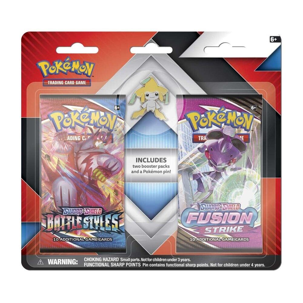 疾風Synchro Booster 90mmタイプ 2本セット 2 Booster Packs & Jirachi Collector's Pin - Miscellaneous Cards
